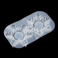 Weihnachten Schneeflocke DIY Kerzenhalter Silikonformen&nbsp;DIY-F144-03