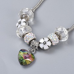 I braccialetti europei in ottone&nbsp;BJEW-JB04433