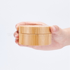Pot de poudre de bois de bambou&nbsp;MRMJ-WH0065-46