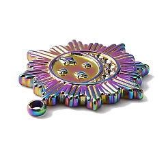 Pendentifs en acier inoxydable 304 sertis de strass&nbsp;STAS-WH0029-81M