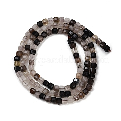 Naturale perle di quarzo fumé fili&nbsp;G-RM2025-C43-B