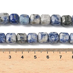 Natürliche blaue Fleck Jaspis Perlen Stränge&nbsp;G-C267-A20