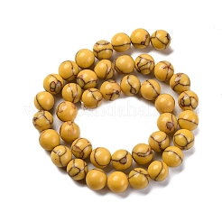 Filo di perline turchesi sintetici&nbsp;G-L605-G01-03C