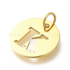 Placcatura ionica (ip) ciondoli in acciaio inossidabile 304&nbsp;STAS-M074-01G-K
