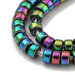 Fili di perline di ematite sintetica non magnetica elettrolitica&nbsp;G-K361-A06-01