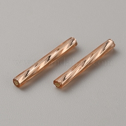 Glas Twist Signalhorn Perlen&nbsp;GLAA-WH0042-01C