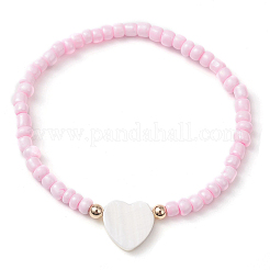 Stretch-Armbänder mit Glasperlen&nbsp;BJEW-MZ00127-05