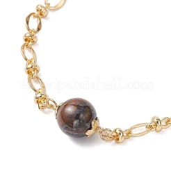 3 Stück Armband-Sets aus natürlichem Rosenquarz&nbsp;BJEW-JB12646
