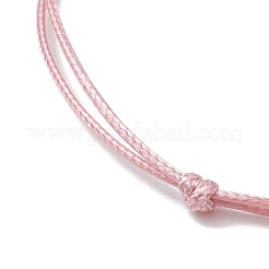 Bracelets de perles tressées en polyester ciré&nbsp;BJEW-JB11102