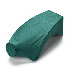 Busto in legno ricoperto da espositori per collane in microfibra&nbsp;NDIS-F003-01C