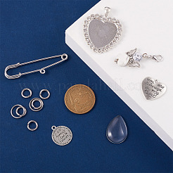 Kit fai da te per realizzare spille da balia con ciondolo a goccia&nbsp;DIY-FW0001-26