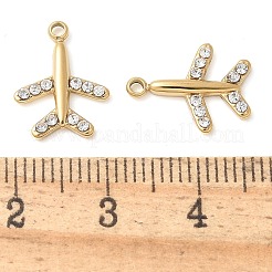 Ionenplattierung (IP) 304 Edelstahl mit Strass-Anhängern&nbsp;STAS-Q345-12G