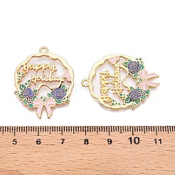 Gestell Legierung Emaille Anhänger&nbsp;ENAM-N056-370KCG-03