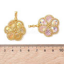 6 Stück Anhänger aus 6 Farben (Saatperlen & Glasperlen)&nbsp;PALLOY-MZ01299