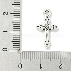 Tibetischer stil Aluminium Anhänger & Charms&nbsp;LS-TIBE-I026-6014AS