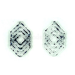 Moules en silicone pendentif losange imbriqué bricolage&nbsp;DIY-I099-33