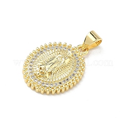 Messing micro pave klare zirkonia anhänger&nbsp;KK-P350-06A-G
