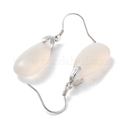 Orecchini pendenti in agata naturale da donna&nbsp;EJEW-C083-04P