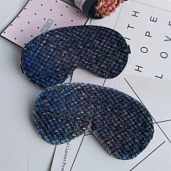 Tissu à écailles de poisson imprimé en spandex avec des hologrammes scintillants&nbsp;DIY-WH0304-587B