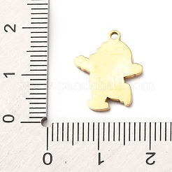 Weihnachten 304 Edelstahl Emaille Anhänger&nbsp;STAS-B112-02G-07