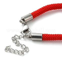 Fabrication de cordons milanais et de bracelets en acier inoxydable 304&nbsp;MAK-H004-01B-P02