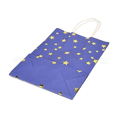 Geschenktüten aus Papier mit goldener Sternenprägung und Henkeln&nbsp;TH-CBA170C-06