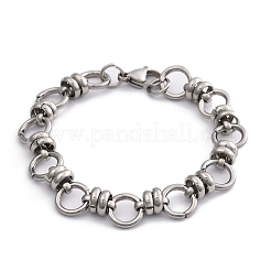 Bracelets à maillons en acier inoxydable 304 résistant au ternissement&nbsp;X-BJEW-Z011-10P