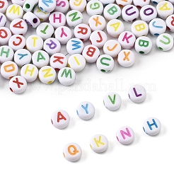 111 g Buchstabenperlen aus Acryl mit horizontalem Loch&nbsp;SACR-FS0001-35