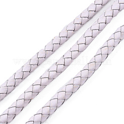 Vachette cordon tressé en cuir&nbsp;NWIR-N005-01R-4mm