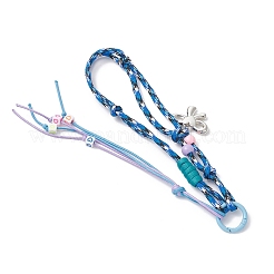 5 pièce de décorations suspendues en corde de polyester et spandex de 5 couleurs&nbsp;HJEW-JM04291