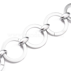 Handgefertigte sprühlackierte ccb kunststoffgliederketten&nbsp;AJEW-JB00830-01
