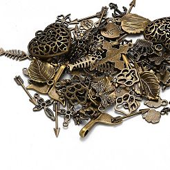 Pendentifs en alliage de style tibétain&nbsp;TIBEP-MSMC003-AB