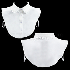 Abnehmbares Baumwollhemd für Damen mit falschem Kragen&nbsp;AJEW-WH20816-009A