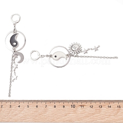 Boucles d'oreilles créoles en acier inoxydable 304 et laiton&nbsp;EJEW-TA00802