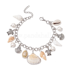 Catene portacavi in acciaio inox 304 bracciali con ciondoli&nbsp;BJEW-TA00585