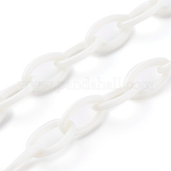 Formes mixtes thème de noël colliers de chaîne de câble en plastique abs personnalisés&nbsp;NJEW-JN03401