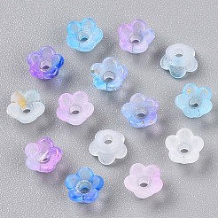 Gefrostet transparent Acrylperlen&nbsp;OACR-N137-72K