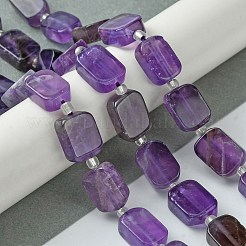Natürlichen Amethyst Perlen Stränge&nbsp;G-C098-A02-01