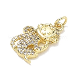 En laiton avec pendentifs en strass&nbsp;RB-CBA6830-18G-02