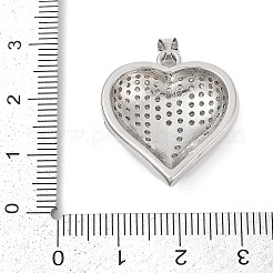 Colgante micropavé cubic zirconia de latón&nbsp;KK-A241-14A-P