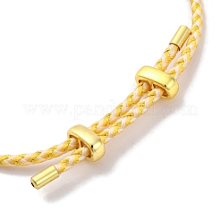 Pulseras trenzadas con cordón de poliéster ajustable&nbsp;BJEW-Z085-01G-13