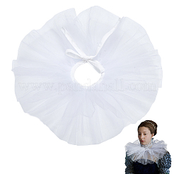 Falsi colletti staccabili in garza di poliestere&nbsp;AJEW-WH0460-149