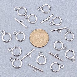 Chiusure toggle argento tibetano&nbsp;TIBE-PH0001-06AS-NR