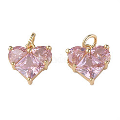 Pendentifs en laiton zircon cubique transparent&nbsp;X-KK-N233-228A