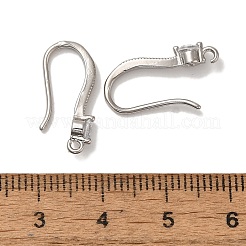 Ohrhaken aus Messing mit Mikropflaster und klaren Zirkonia&nbsp;KK-A231-05P
