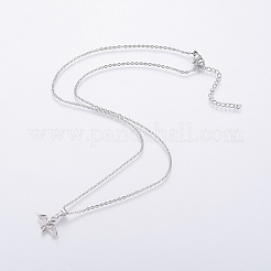 304 Edelstahl-Kettenhalsketten&nbsp;NJEW-O108-40P