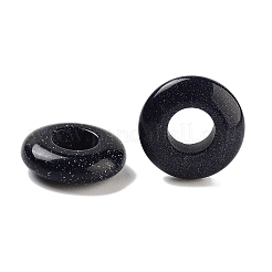 Synthetische blaue Goldstone europäische Perlen&nbsp;G-C134-01C