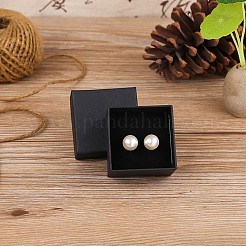 Coffrets cadeaux carrés de bijoux de boucle d'oreille en carton&nbsp;LS-PW-WG62646-02