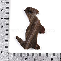 Anhänger aus natürlichem versteinertem Holz&nbsp;G-C157-03B