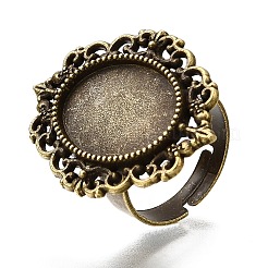 Geben Sie Ihre Kreationen eine einzigartige Designer-Look mit diesen modernen und charmanten Eisen hängender Cabochon Fassungen&nbsp;PALLOY-Q300-09AB-NR